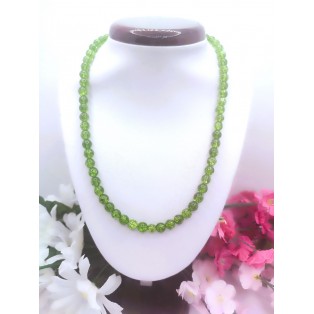 Peridot Necklace - 6mm